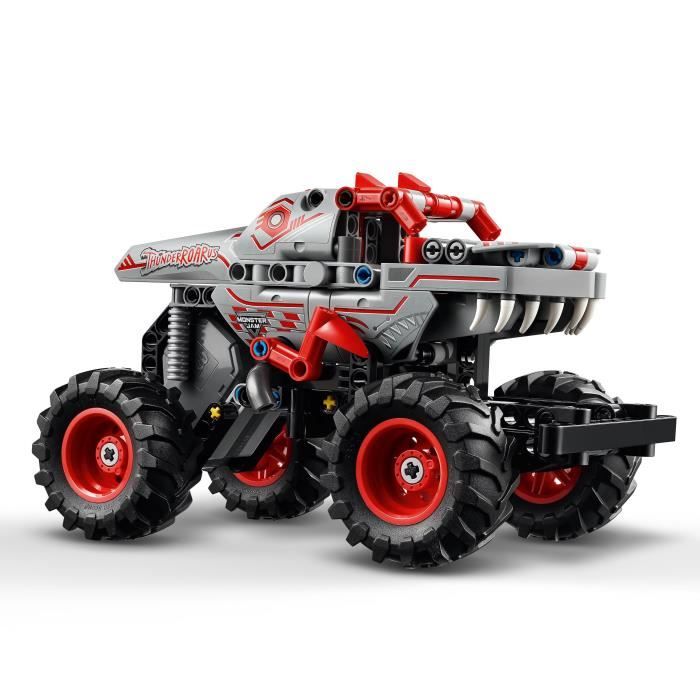 LEGO Technic 42200 Monster Jam ThunderROARus Pull Back Dinosaur Truck for 7 Year Olds