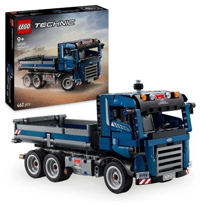 LEGO Technic 42203 Dump Truck - Building Set for Boys Ages 9 and Up - Gift Idea