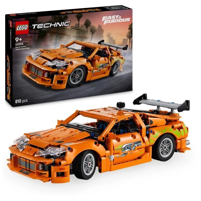 LEGO Technic 42204 Fast and Furious Toyota Supra MK4 - Toy car for boys aged 9 and up