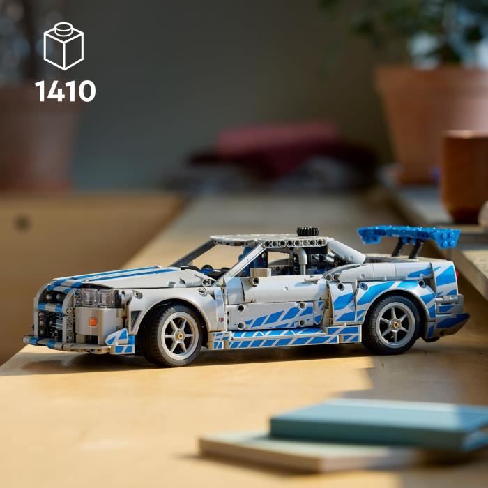 LEGO Technic 42210 Nissan Skyline GT-R (R34) 2 Fast 2 Furious Car - Adult Set