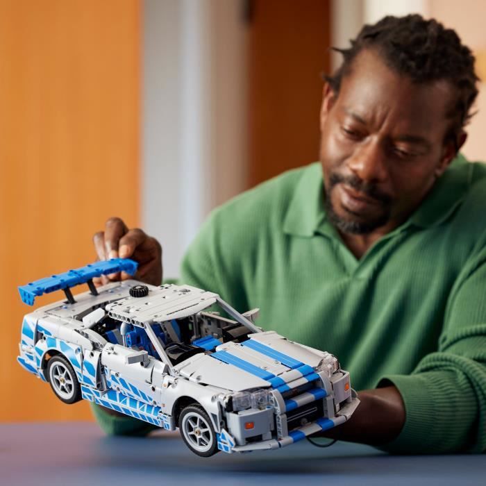 LEGO Technic 42210 Nissan Skyline GT-R (R34) 2 Fast 2 Furious Car - Adult Set