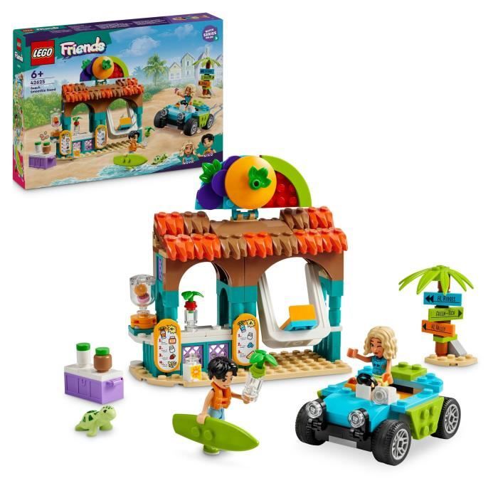 LEGO Friends 42625 Beach Smoothie Bar - Drinks Set for Girls and Boys