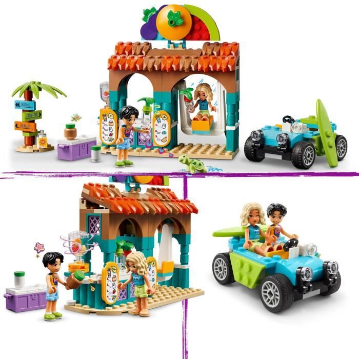 LEGO Friends 42625 Beach Smoothie Bar - Drinks Set for Girls and Boys