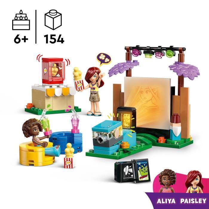 LEGO Friends 42642 Movie Night with Friends - Building Set for Girls Ages 6 and Up
