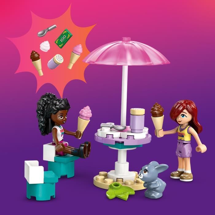 LEGO Friends 42644 Heartlake Ice Cream Truck - Building Toy for Ages 4 and Up