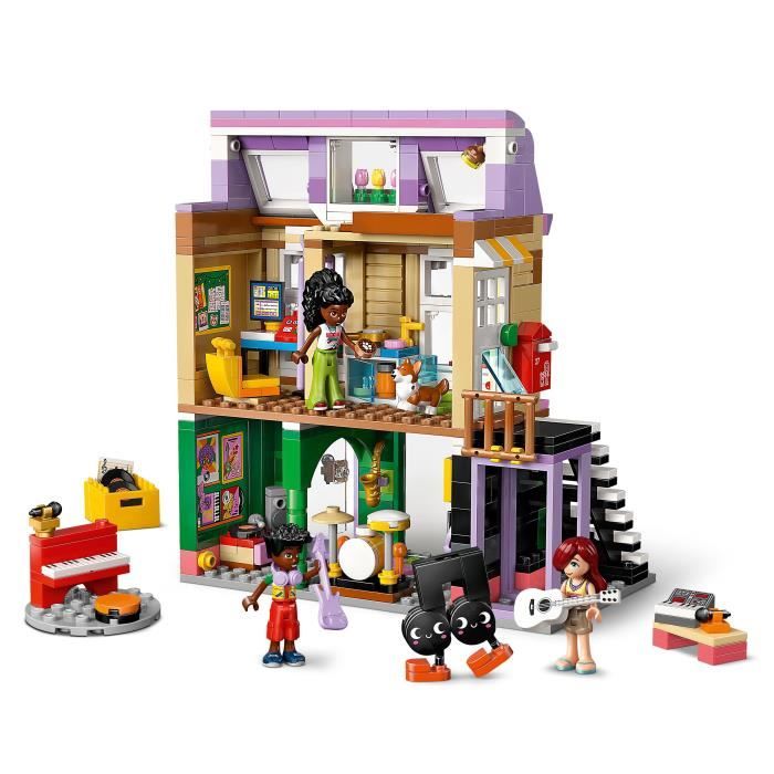 LEGO Friends 42653 Music Store and Apartment - Playset for Girls Ages 7 and Up