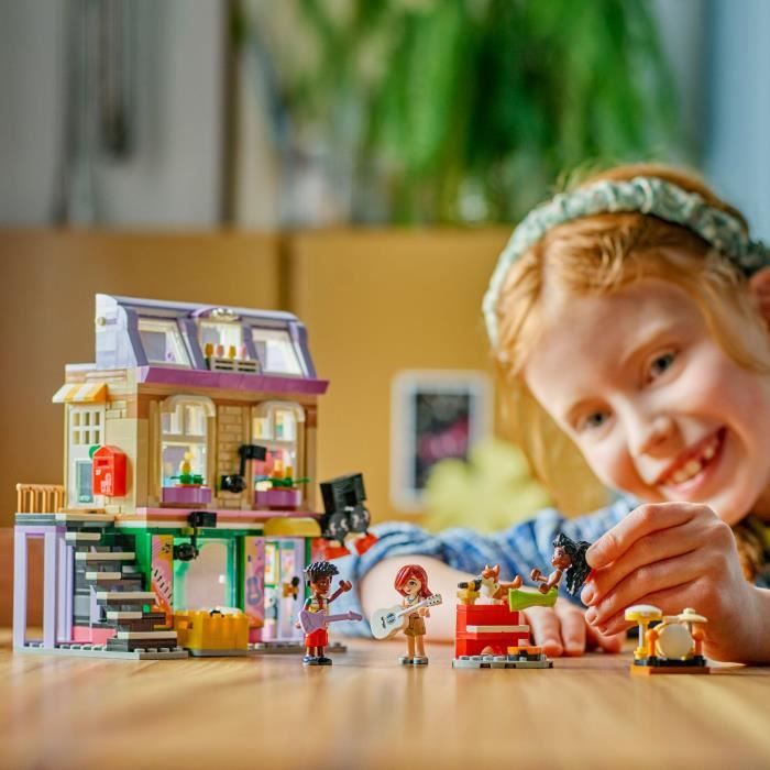 LEGO Friends 42653 Music Store and Apartment - Playset for Girls Ages 7 and Up
