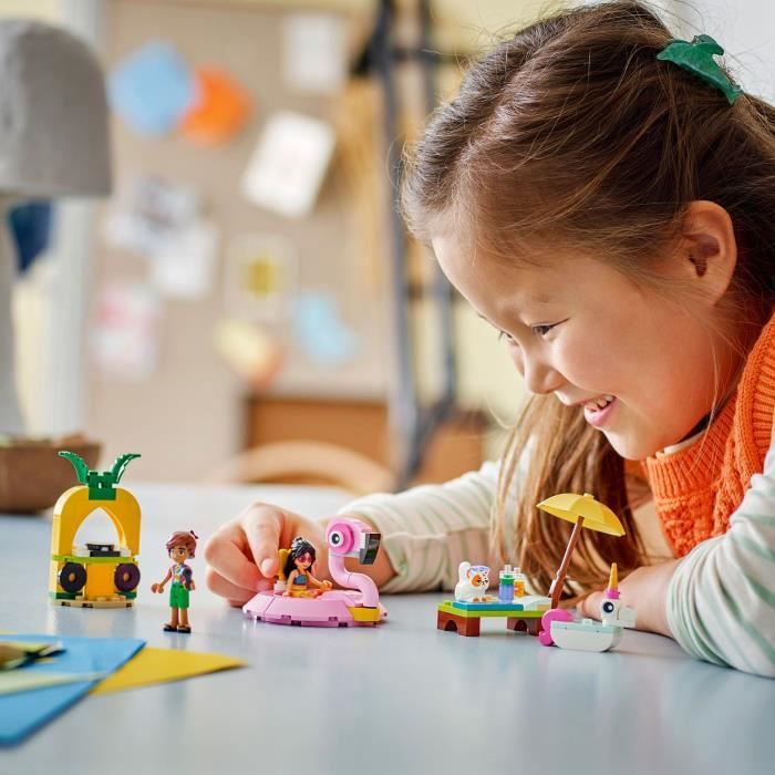 LEGO Friends 42658 Pool Party with Unicorn and Flamingo Floats, Ages 5