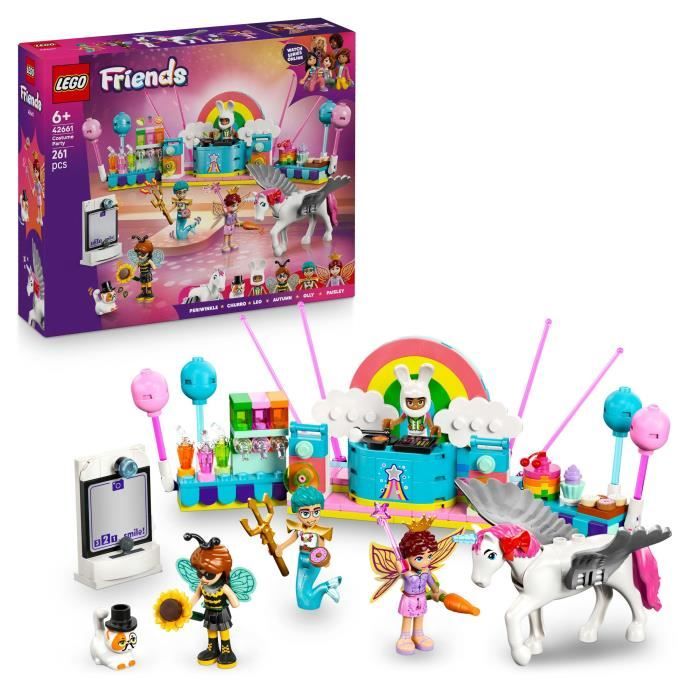 LEGO Friends 42661 Unicorn and Fairy Dress-Up Party - Playset for Girls Ages 6 and Up
