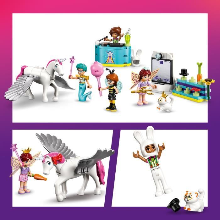 LEGO Friends 42661 Unicorn and Fairy Dress-Up Party - Playset for Girls Ages 6 and Up