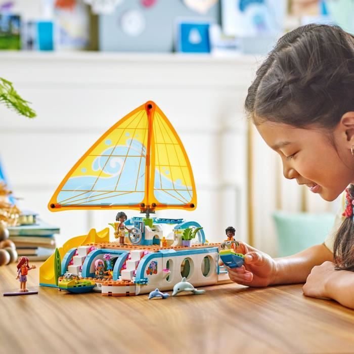 LEGO Friends 42664 Boat Adventure - Creative Playset for Girls Ages 8 with Dolphins