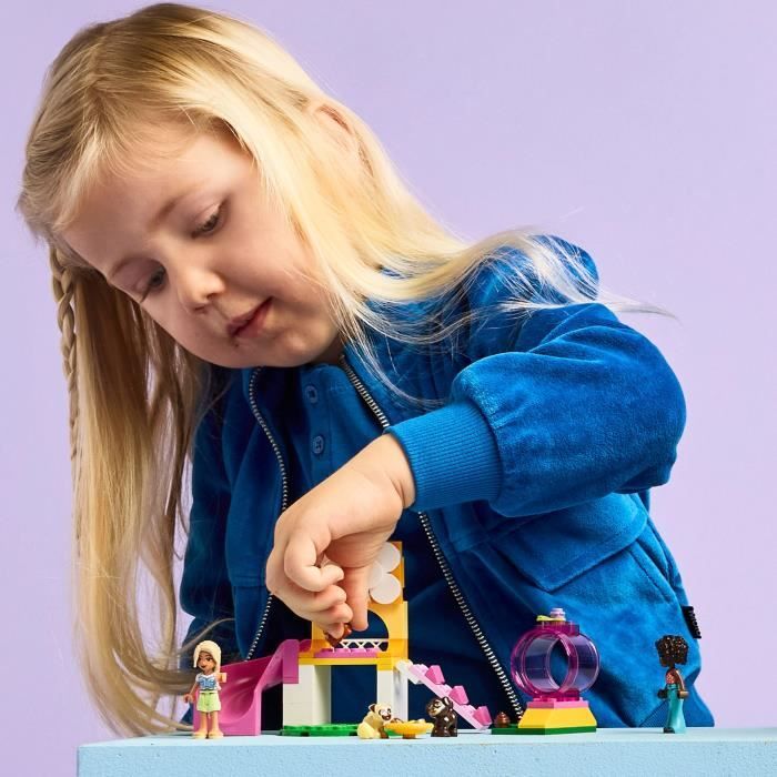 LEGO Friends 42665 Puppy Playground - Creative Playset for 4 Year Old Girls - Slide