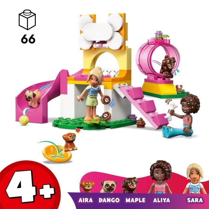 LEGO Friends 42665 Puppy Playground - Creative Playset for 4 Year Old Girls - Slide