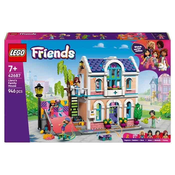 LEGO Friends 42687 La Maison de Famille de Liann - Jouet de Construction 7 ans - Cadeau