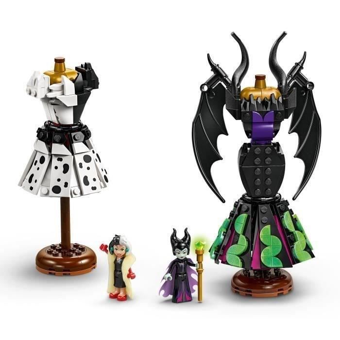 LEGO | Disney Villains 43262 Maleficent and Cruella De Vil Dresses - Game for girls 9 years old
