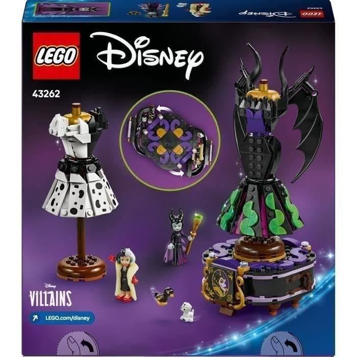 LEGO | Disney Villains 43262 Maleficent and Cruella De Vil Dresses - Game for girls 9 years old