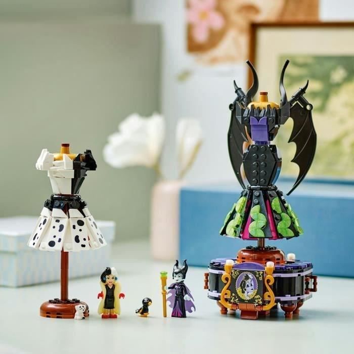 LEGO | Disney Villains 43262 Maleficent and Cruella De Vil Dresses - Game for girls 9 years old