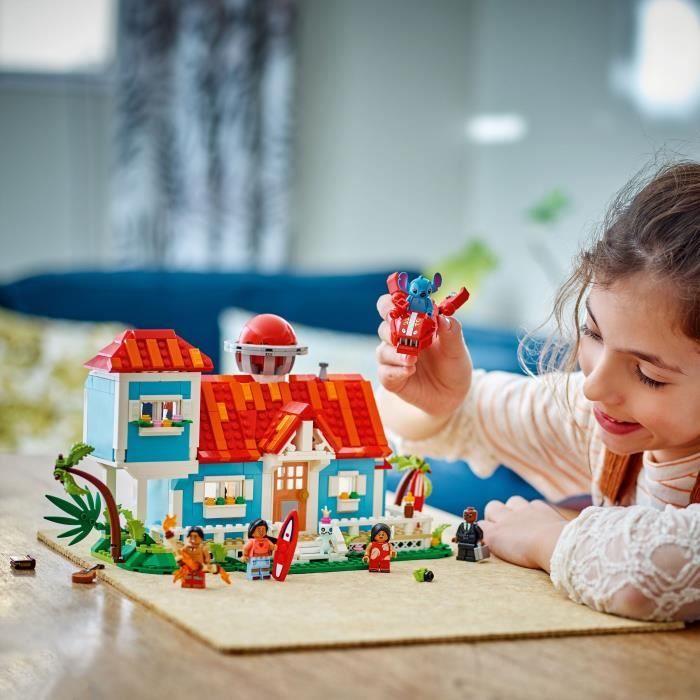 LEGO | Disney Lilo & Stitch's Beach House, Building Set for Kids and Fans 43268