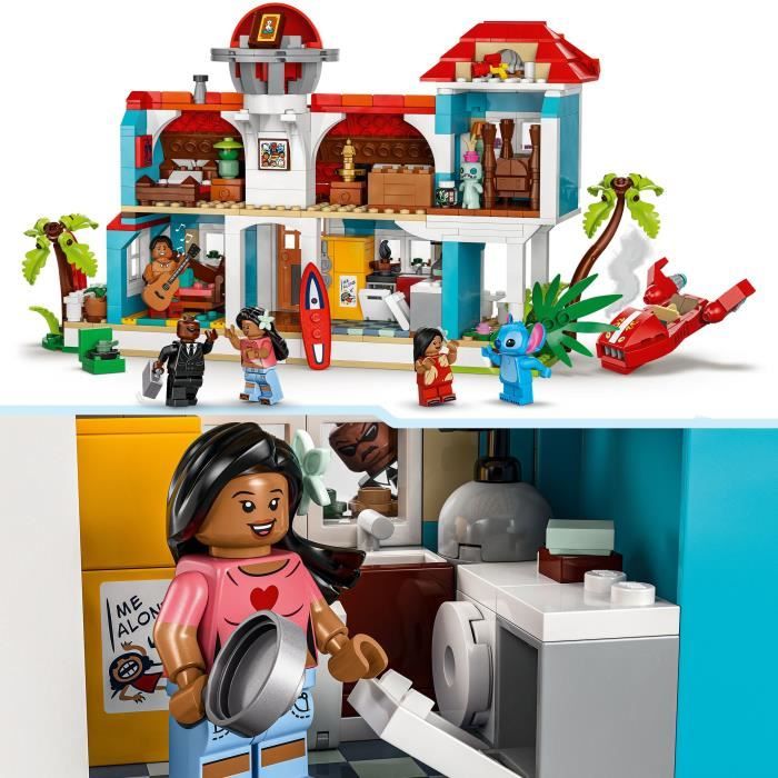 LEGO | Disney Lilo & Stitch's Beach House, Building Set for Kids and Fans 43268