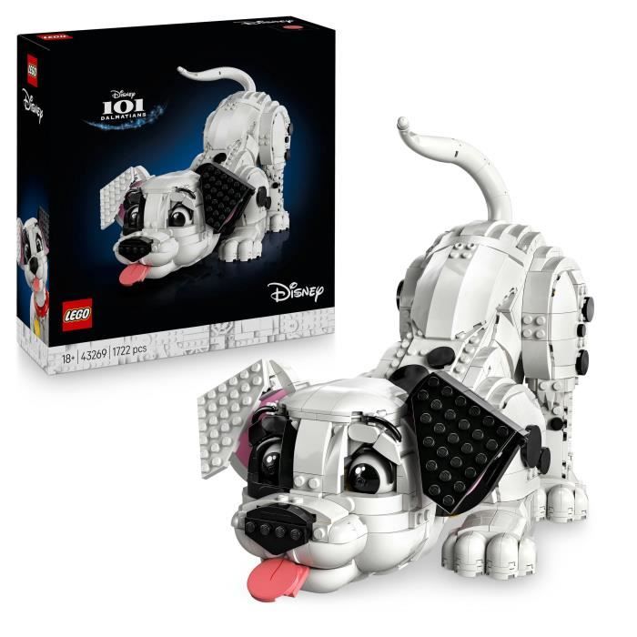 LEGO | Disney 43269 101 Dalmatians Puppy - Adult Building Set with Dog