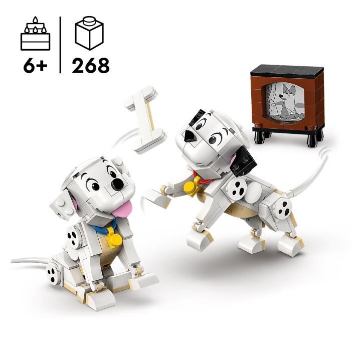 LEGO | Disney 43271 Lucky and Penny, the Pups from 101 Dalmatians - Game for Girls Ages 6 and Up