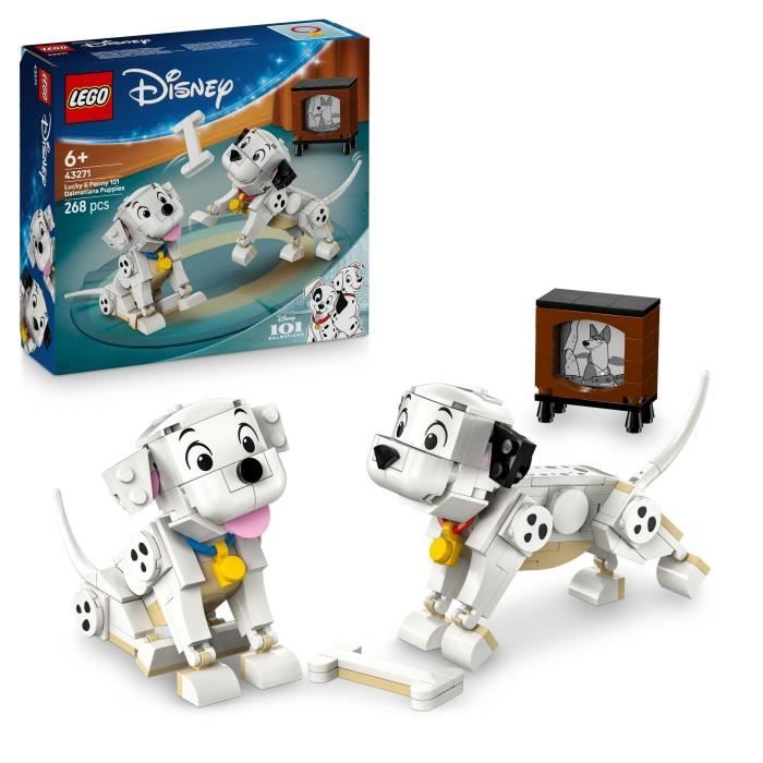 LEGO | Disney 43271 Lucky and Penny, the Pups from 101 Dalmatians - Game for Girls Ages 6 and Up