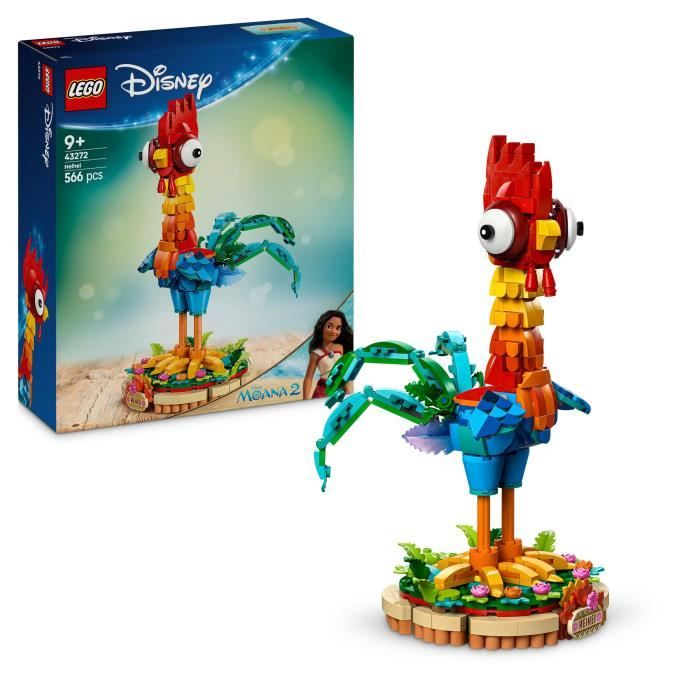 LEGO | Disney Vaiana 2 43272 Heihei - Toy for girls aged 9 and up with chicken to build
