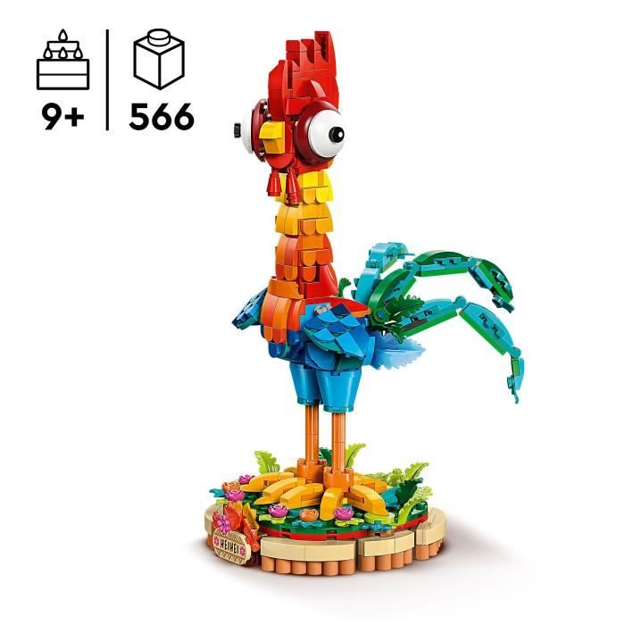 LEGO | Disney Vaiana 2 43272 Heihei - Toy for girls aged 9 and up with chicken to build