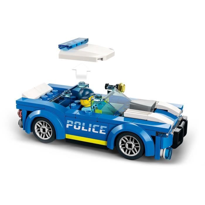 LEGO 60312 City Police Car, Toy for Children Ages 5 and Up with Officer Minifigure, Gift Idea, Adventures Series
