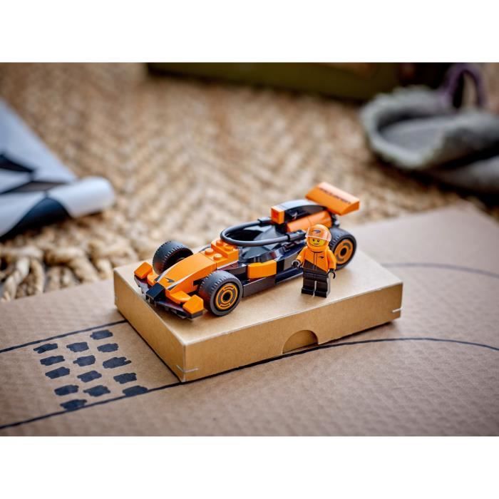 LEGO City 60442 McLaren Racing Car with F1 Driver - Toy for Boys Ages 6 and Up