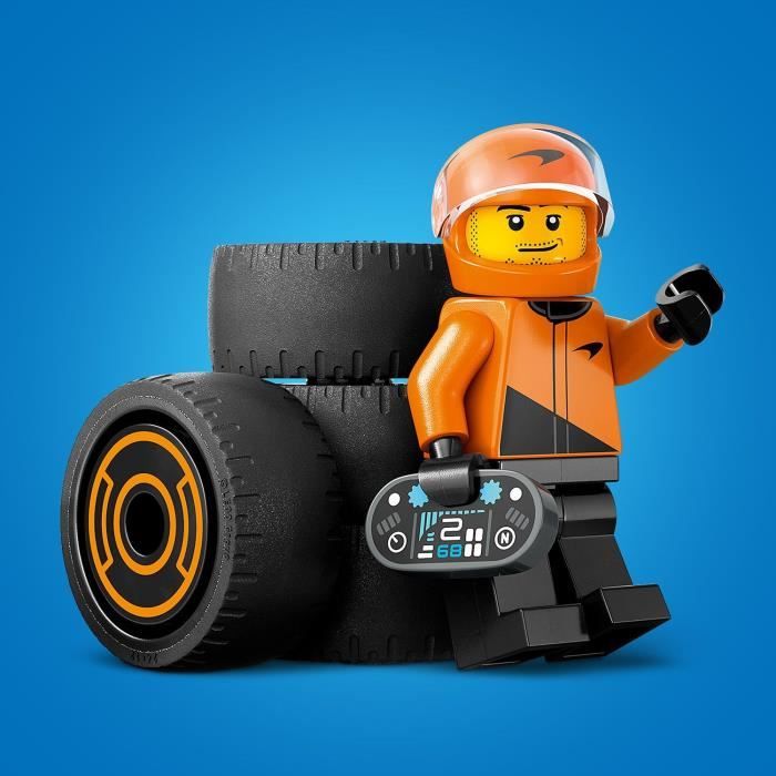 LEGO City 60442 McLaren Racing Car with F1 Driver - Toy for Boys Ages 6 and Up
