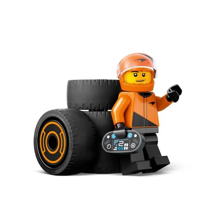 LEGO City 60442 McLaren Racing Car with F1 Driver - Toy for Boys Ages 6 and Up