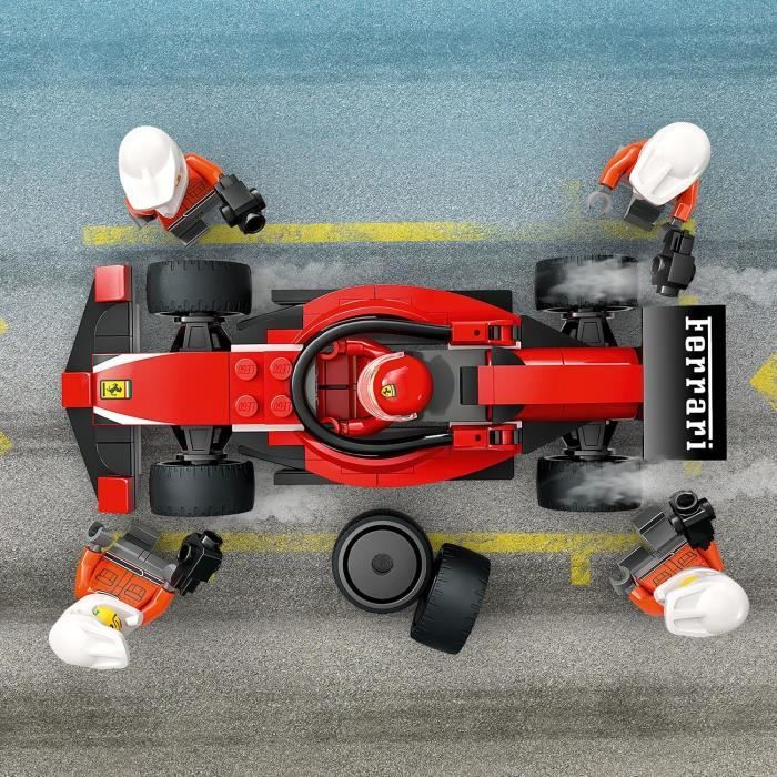 LEGO City 60443 F1 Pit Stop with Ferrari Car - Toy for Boys Ages 6 and Up