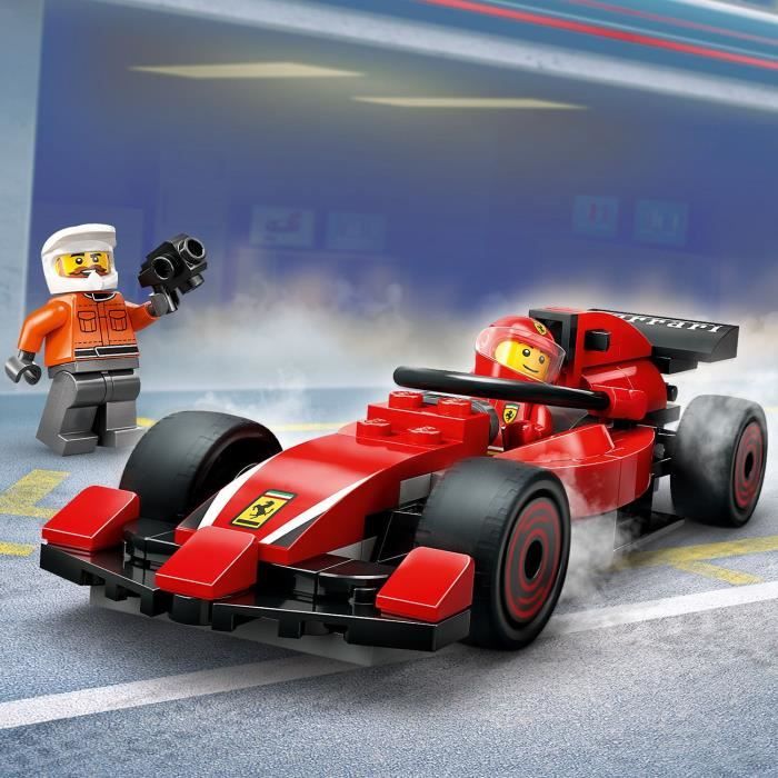 LEGO City 60443 F1 Pit Stop with Ferrari Car - Toy for Boys Ages 6 and Up