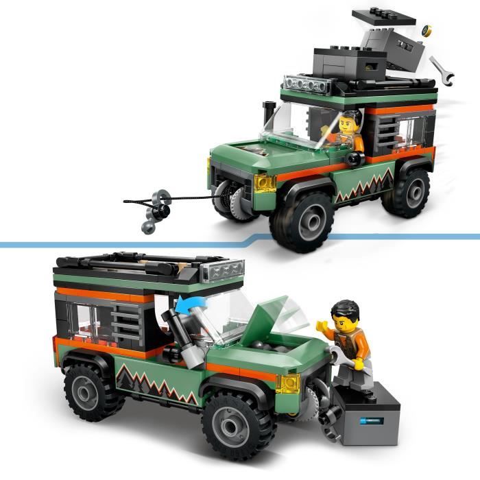 LEGO City 60447 4x4 Off-Road Truck - Building Toy for Boys Ages 6 and Up