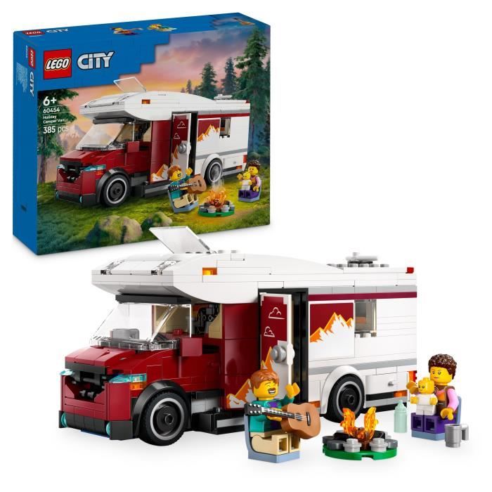 LEGO City 60454 Adventure Camper Van - Building Toy for Boys Ages 6 and Up