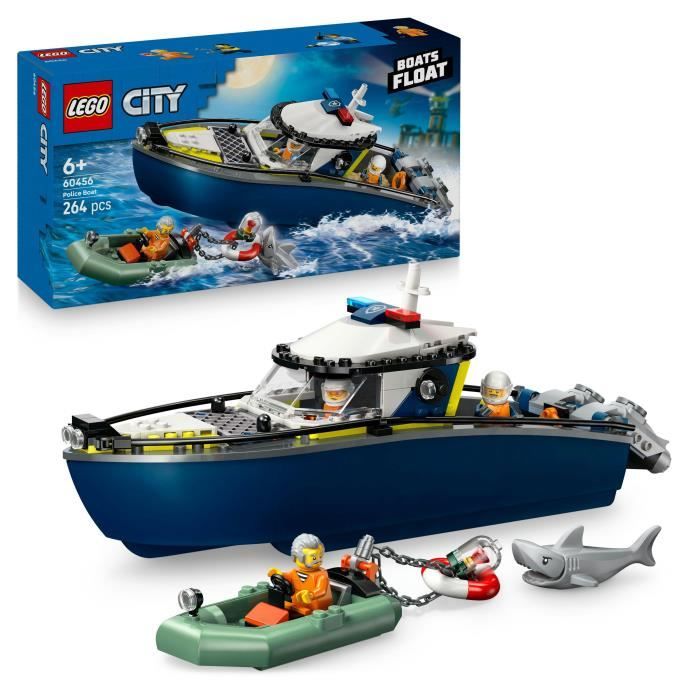 LEGO City 60456 Police Boat Chase - Toy for Boys Ages 6 and Up