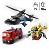LEGO City 60462 Modular Helicopter, Fire Truck and Submarine - Toy for 7 year olds
