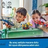 LEGO City 60462 Modular Helicopter, Fire Truck and Submarine - Toy for 7 year olds