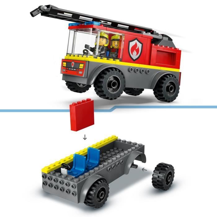 LEGO City 60463 Fire Truck with Ladder - Building Game - Kids Ages 4 and Up