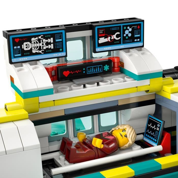 LEGO City 60465 Air Rescue Ambulance - Building Set for Boys Ages 6 and Up