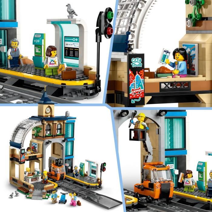 LEGO City 60469 Central Station - Building Set for Boys or Girls Ages 7 and Up