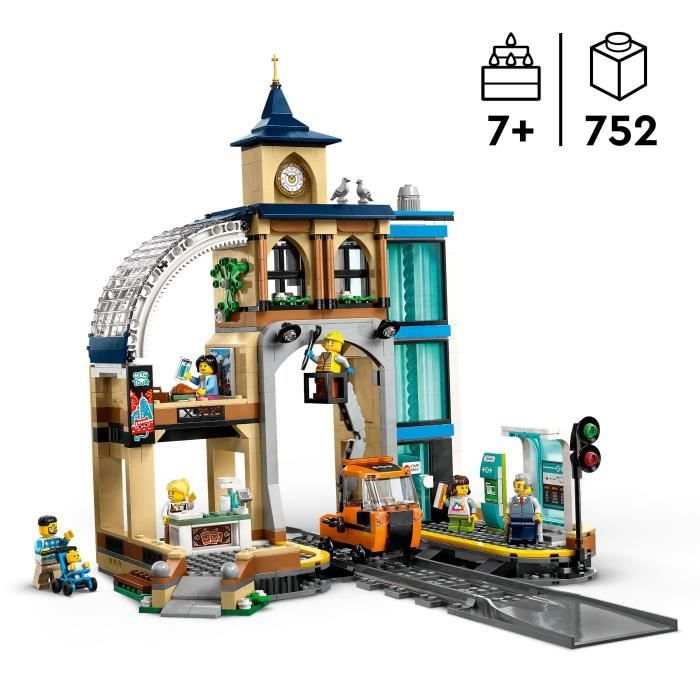 LEGO City 60469 Central Station - Building Set for Boys or Girls Ages 7 and Up