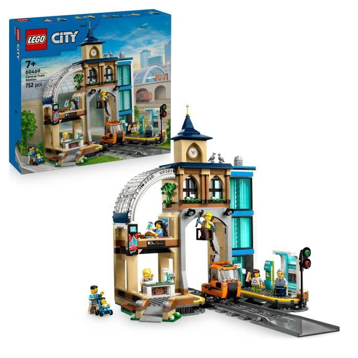LEGO City 60469 Central Station - Building Set for Boys or Girls Ages 7 and Up