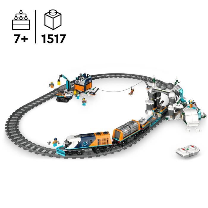LEGO City 60470 Arctic Explorers Express - Game for Boys Ages 7 and Up