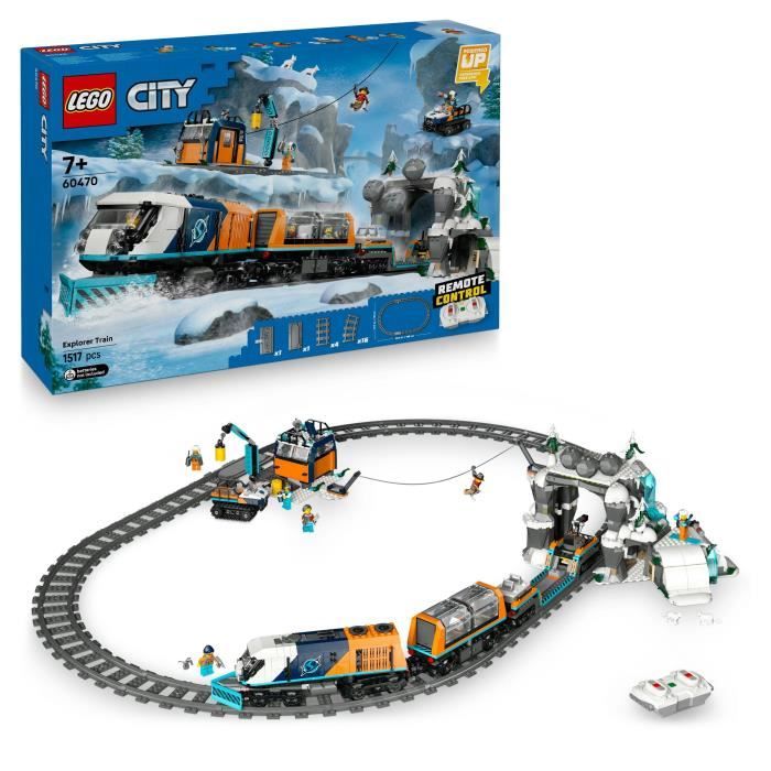 LEGO City 60470 Arctic Explorers Express - Game for Boys Ages 7 and Up
