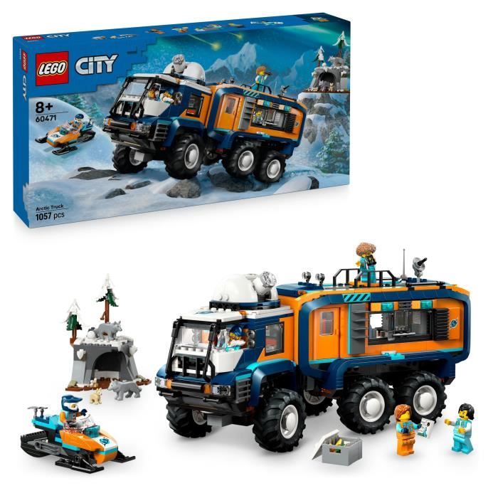 LEGO City 60471 Arctic Explorers Science Truck - Game for 8 Year Olds