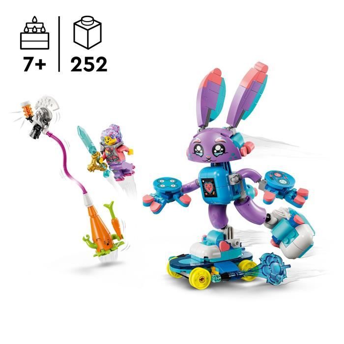 LEGO DREAMZzz 71490 Izzie and Bunchurro the Gamer Bunny - 3-in-1 Building Toy