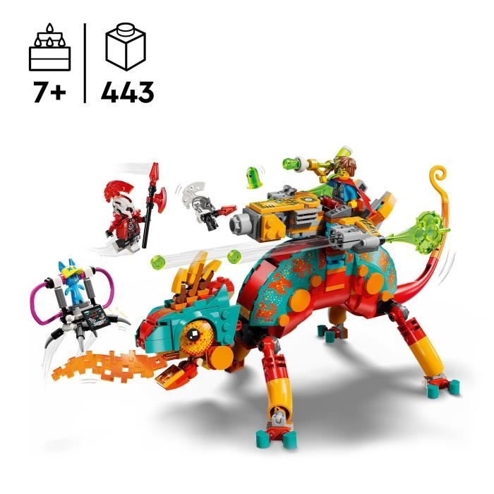 LEGO Dreamzzz 71492 Mateo's Fire-Breathing Chameleon - Game for Boys Ages 7 - Gift Idea