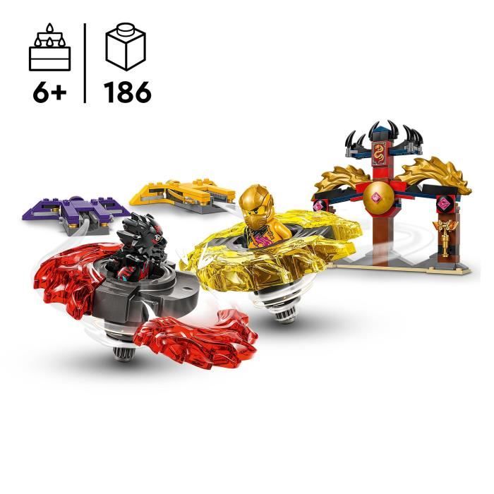 LEGO NINJAGO 71826 Spinjitzu Dragon Battle Pack - Building Toy for Ages 6 and Up